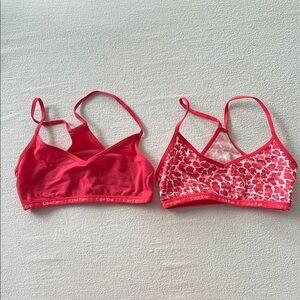 Calvin Klein Red Intimates Bra Set